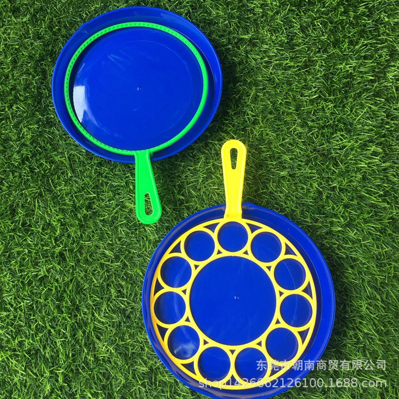 Diversión creativa transfronteriza de los niños burbuja Mostrar actividad círculo grande burbuja placa al aire libre juego enorme burbuja herramientas al por mayor