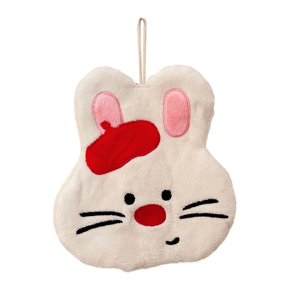 Nuevas lindas toallas de dibujos animados para perros no se pueden colgar, super absorción de agua, toallas para niños colgantes, regalos pequeños