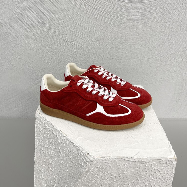 High ALOHS * niche handmade moral training shoes women's color contrast retro casual shoes sneaker