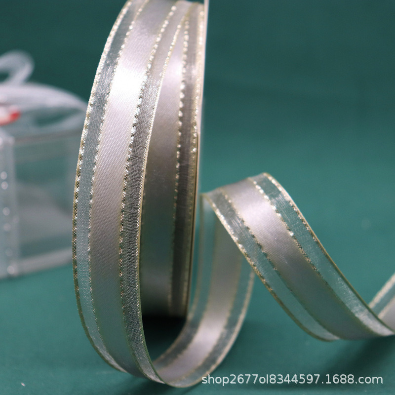 Gris plata 2,0 cm * 50 yardas