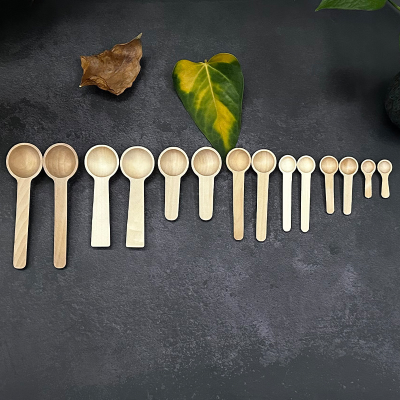 Cuchara de madera cuchara de leche en polvo cuchara de madera mini cuchara de madera cuchara de madera de alto valor infantil cuchara de madera cuchara accesorios cuchara pequeña cuchara al por mayor