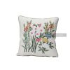 American INS Garden Embroidery Pillow Cushion Plant Flower Pillow Pillow Cross -border Home Embroidery Pillow wholesale