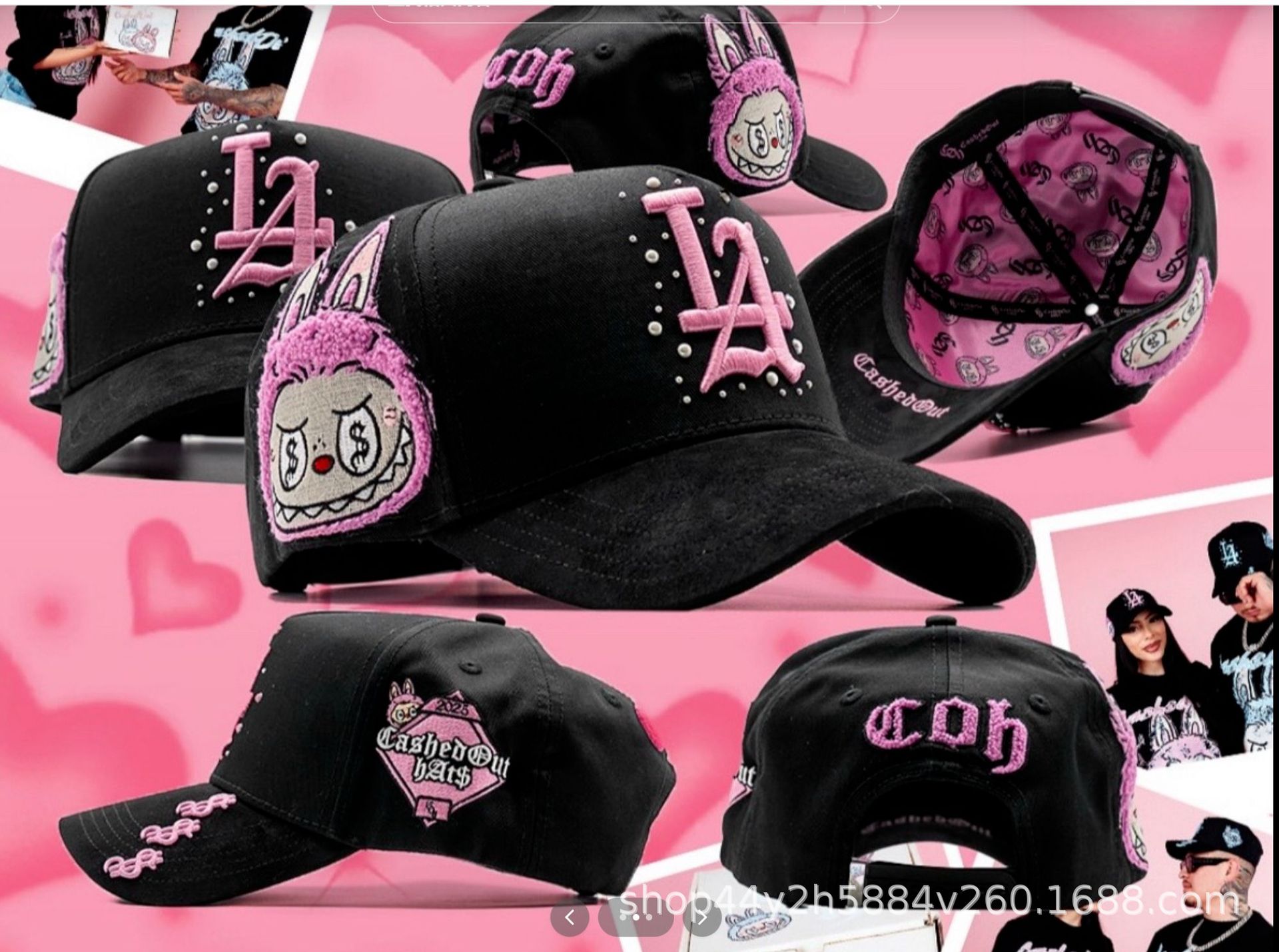 Mayorista transfronterizo marca de moda americana tendencia europea y americana DANDY HATS gorra gorra de béisbol gorra ajustable hip hop gorra