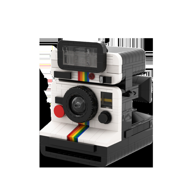 Moc-96833 Polaroid Land Camera 1000 Building Block Toy Compatible with Lego Small Particles Dropshipping