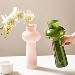 フランス式ロマンチック中古水培ガラス花瓶家庭ins小清新生け花置物装飾品創意花器