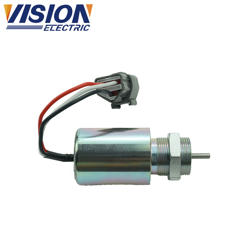 柴油发动机熄火器SA-3725-12V 24V 断油停机电磁阀30A87-20402