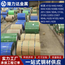 批发430亮面不锈钢卷 430BA面不锈钢板 2B面冷轧拉丝贴膜定尺平开