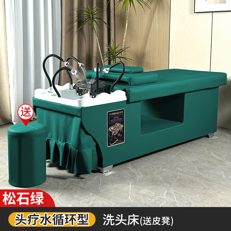 Turquesa Verde + multi-Cabeza de circulación de agua