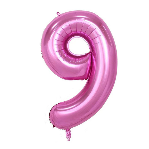 digital golden blue fuchsia balloon