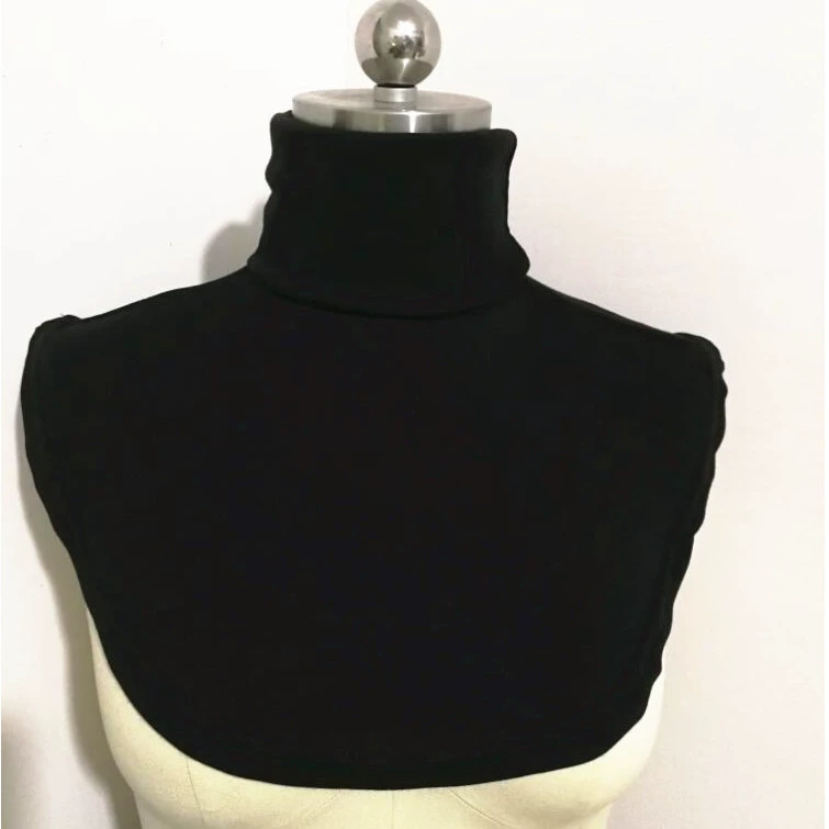 Езда на ветровом воротнике с поддельным воротником осенью и зимой