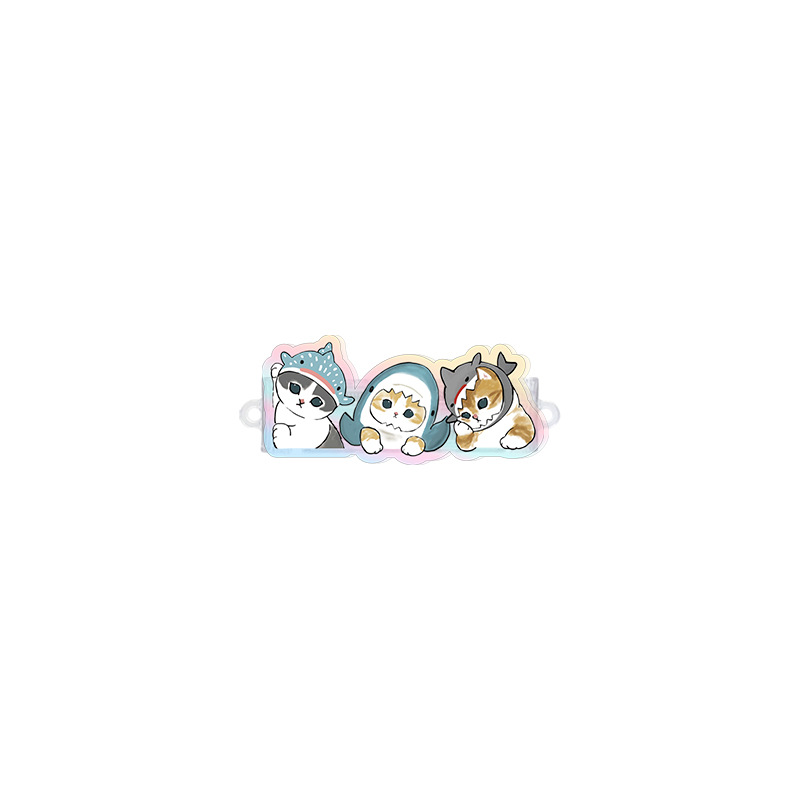 고양이 축복 세 야옹 머리 초상화 다시 클립