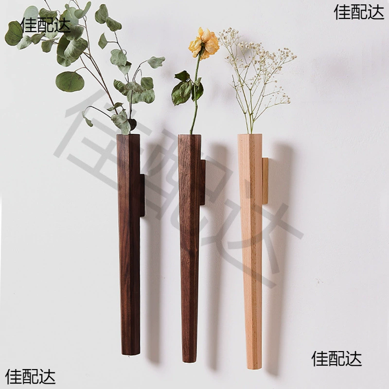 Творческий настенный цветочный прибор в японском стиле дзен гостиная с декоративной облицовкой стены с сухой ветвью цветочной композиции стеклянная гидропонная ваза