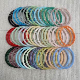 Inner diameter 58 glass imitation jade bracelet fine bracelet jingle bracelet ring bracelet forbidden ring bracelet Chinese clothing jewelry accessories bracelet