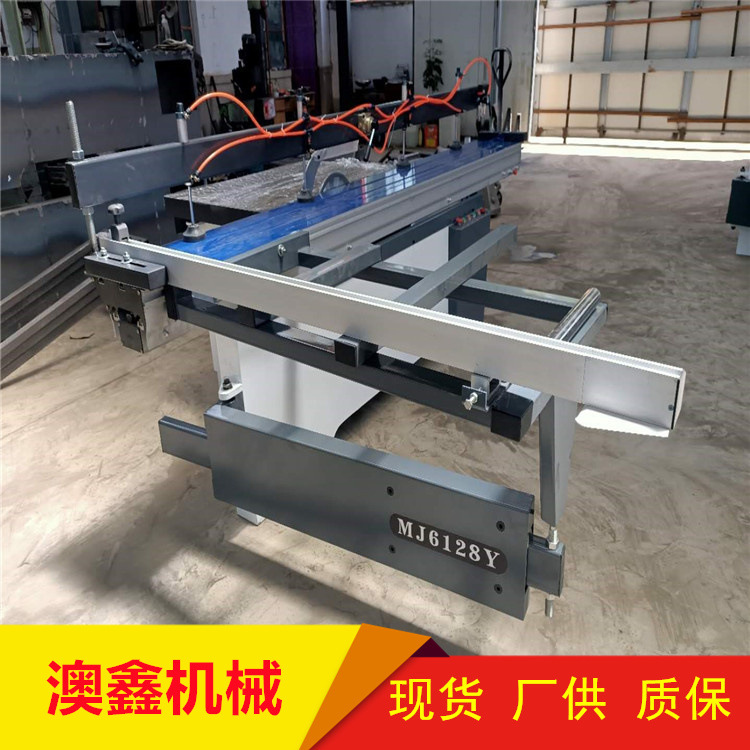 45度压板实木板开料锯 亚克力板圆棒导轨精密锯 自动除尘