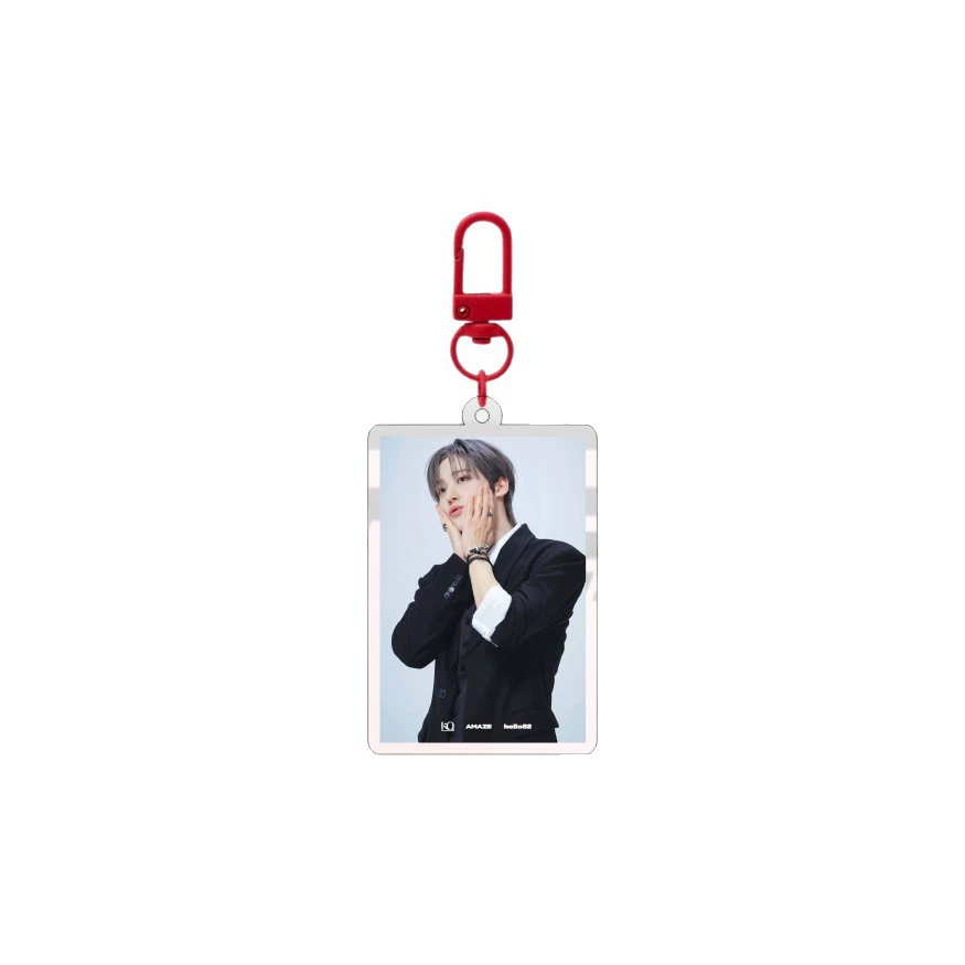 ATEEZ 2026 Single Button Acrylic Keychain BTS Kim Taehyung Peripheral