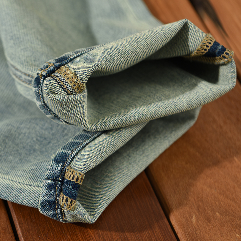 1015 jeans casual da uomo per una sostituzione dei capelli_voghion.com