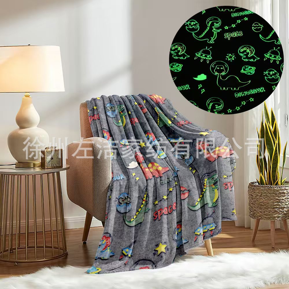Al por mayor, mantas de niños transfronterizas, franela, mantas de siesta de oficina, mantas de aire acondicionado, mantas de jardín de infantes de dibujos animados, mantas en stock