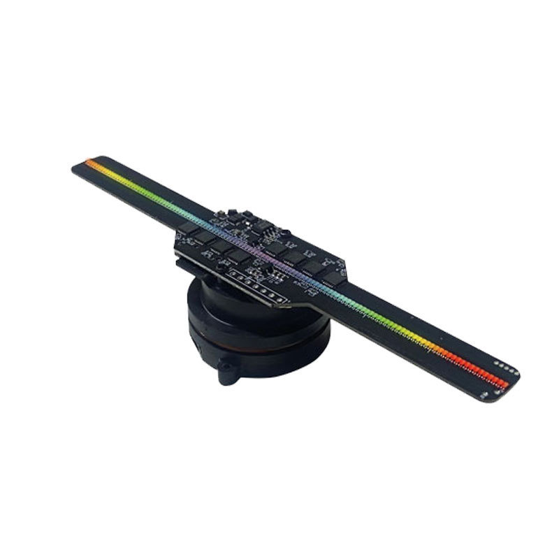 Vertical 14cm Naked-Eye Holographic 3D Projection Suspended Aerial Imaging Stereo Electric Fan Screen Rotating Advertising Machine Starts