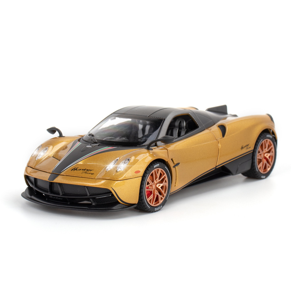 Modelo de coche de aleación Jiaye 1:22 Pa barro chino dragón coche deportivo luz pull back Puerta de los hombres modelo de coche de juguete adornos