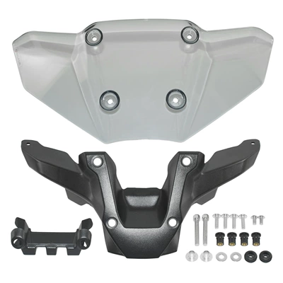 Suitable for Yamaha Mt-09 Motorcycle front windshield - transparent-gray-style-i