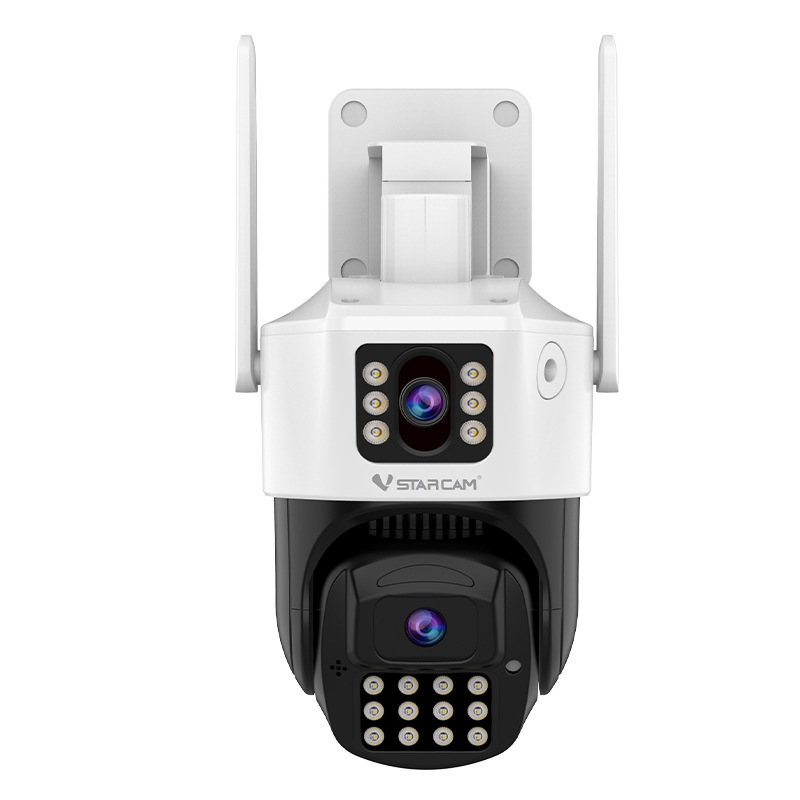 Cámara de vigilancia transfronteriza 4G, inalámbrica para exteriores, alta definición, visión nocturna a todo color, monitor exterior para el hogar