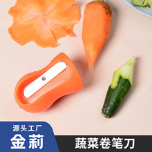 批发青瓜萝卜刨刀旋转式切片器家用厨房小工具果蔬刨丝器削皮器