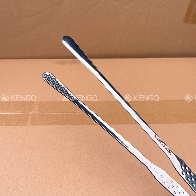 316L acero inoxidable abrazadera de barbacoa de estilo coreano cocina doméstica multifuncional abrazadera de comida buffet abrazadera de filete a prueba de quemaduras