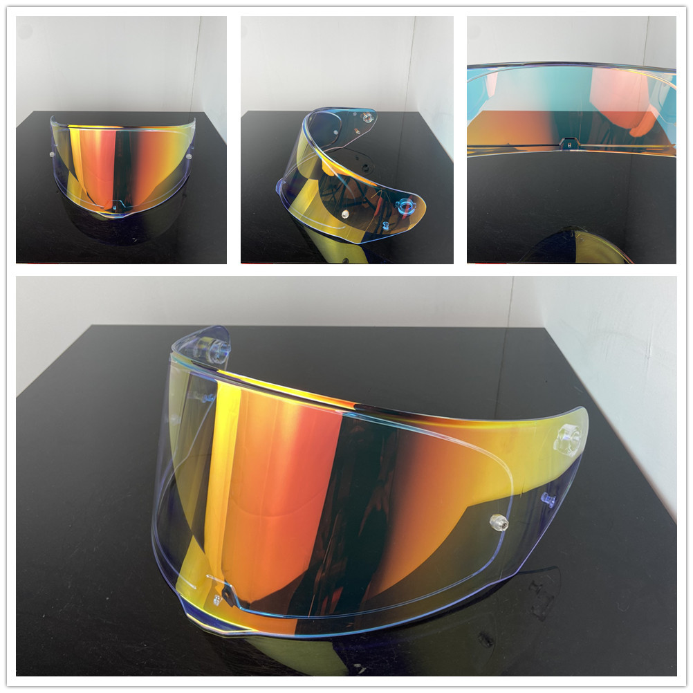 Ff320 Electroplated Helmet Lenses Are Suitable for Ff328, Ff353, Ff800 Full-Face Helmets, Providing Sun Protection, Wind Protection, and Uv Protection