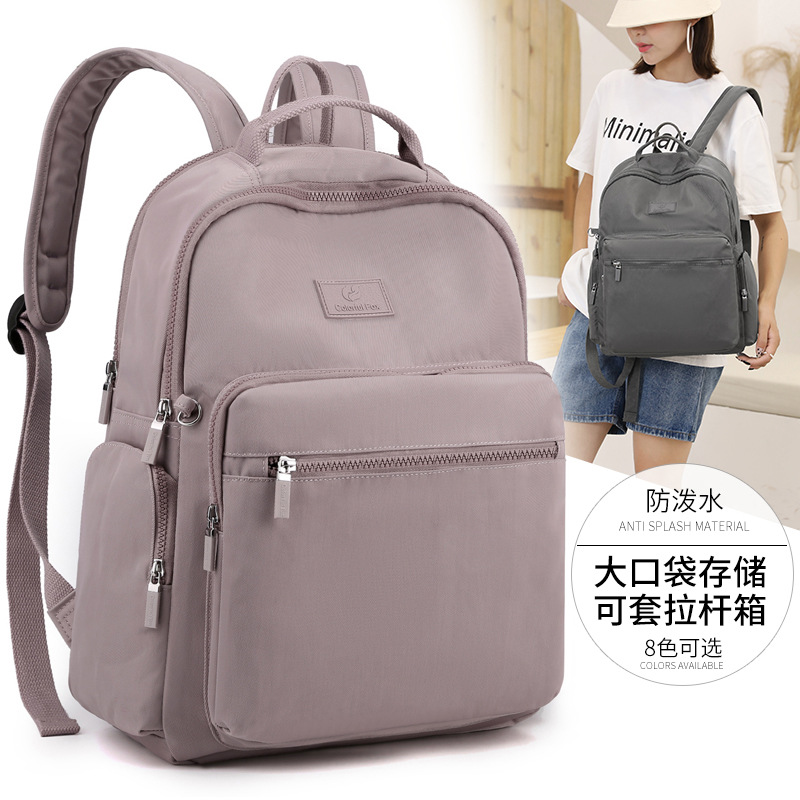 Mochila de Nylon para Maternidad Nylon gran capacidad y reducción de carga para viajes y maternidad