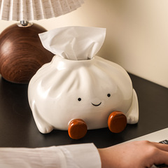 インクリームスタイルのティッシュボックス装飾品ライト高級ハイエンドリビングルームティッシュボックスホームコーヒーテーブルデスクトップ装飾卸売