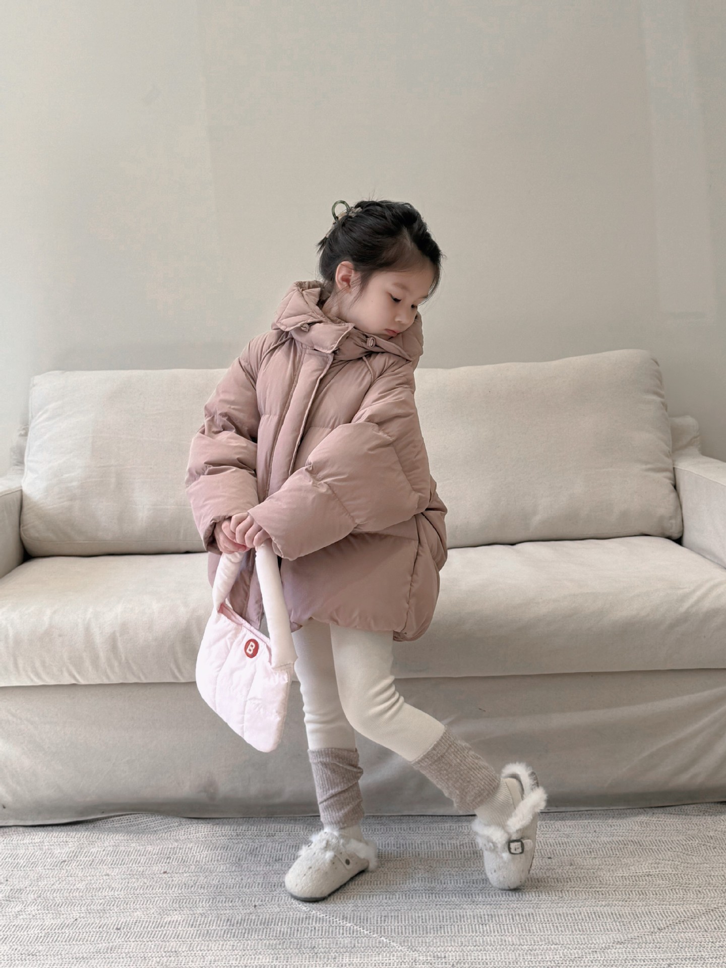 Classic Style Solid Color Cotton Girls Outerwear display picture 7