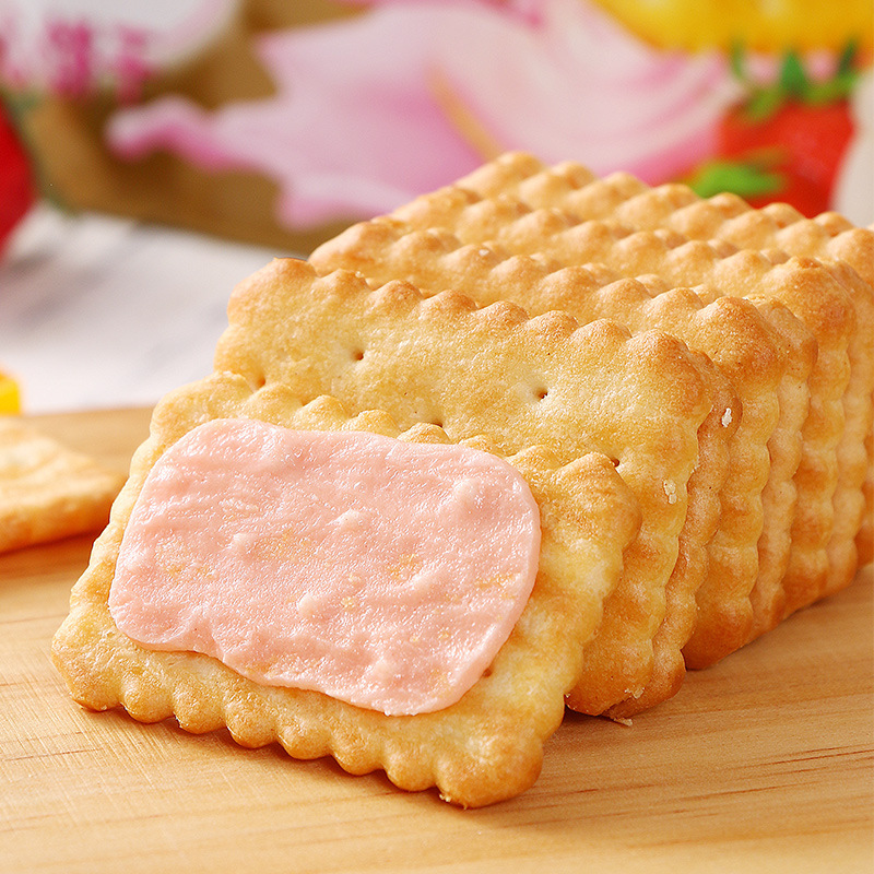 康師傅甜酥咸酥夾心餅乾批發80g袋裝多口味懷舊零食小包裝零售