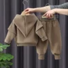 Hoody, khaki set