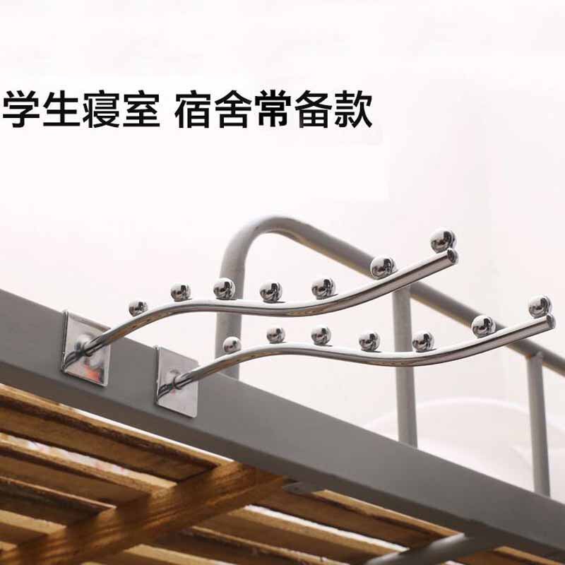 Balcony Anti-theft Window Punch-free Hook Stainless Steel Metal Dormitory Drying Rack Clothes Drying Multi-functional Hook