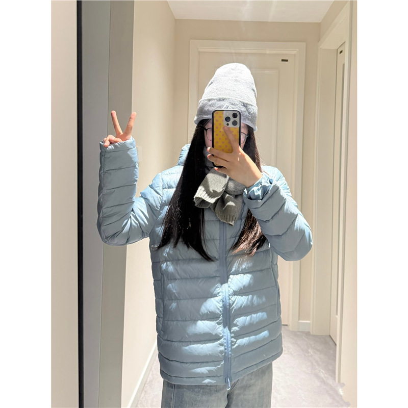 连帽轻薄户外排骨羽绒服男女2025新款白鸭绒旅行防风御寒情侣外套|undefined