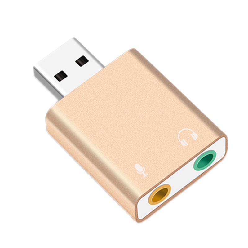 Tarjeta de sonido USB sin unidad adaptador de auriculares portátiles tarjeta de sonido externa independiente image 7