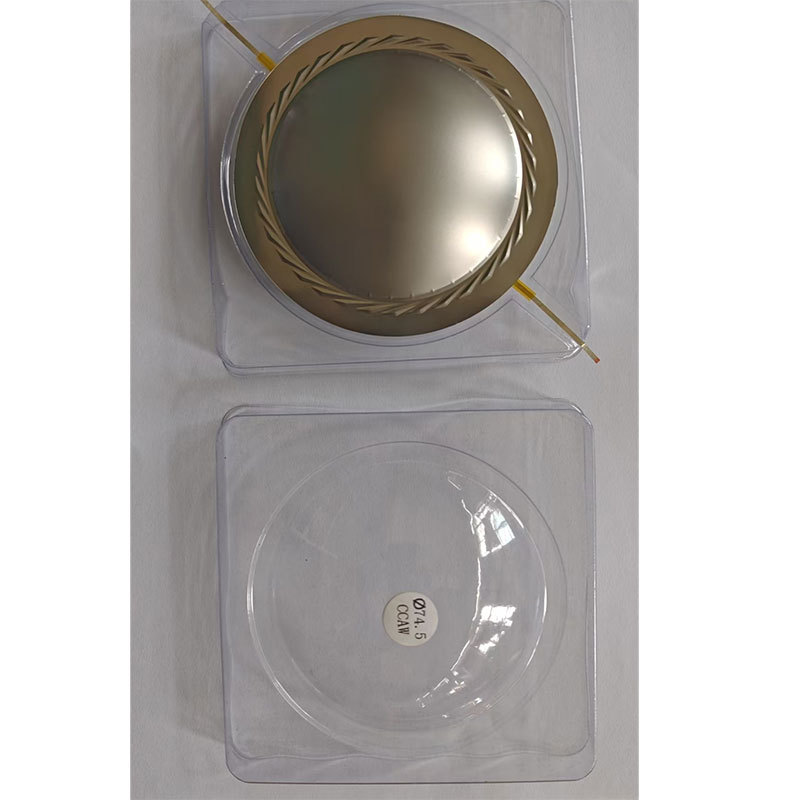 74.5MM高音音圈音膜钛膜圆线膜片高音扬声器喇叭配件音响组件配件