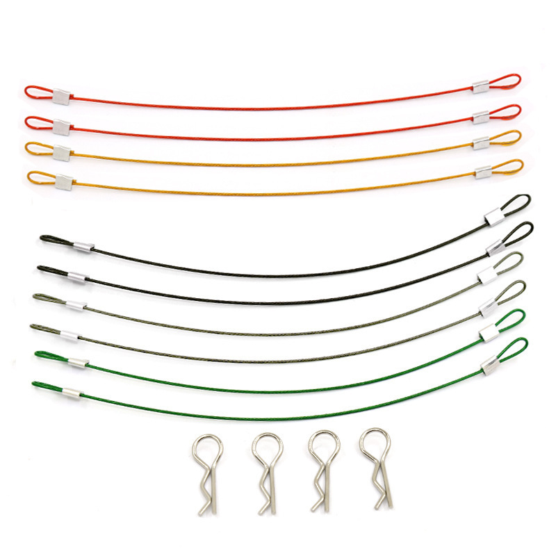 RC imitation rope model modification color mood accessories anti-loss car shell rope car shell clip climbing flat running cross-country