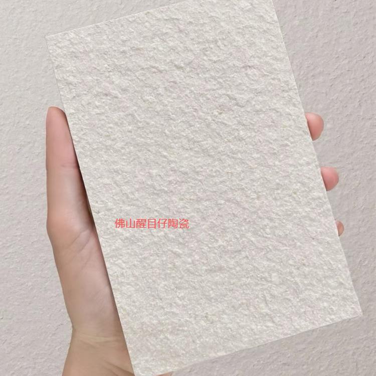 广东600×1200洁净纯通体白艺术漆质感浴室 阳台庭院围墙荔枝星云