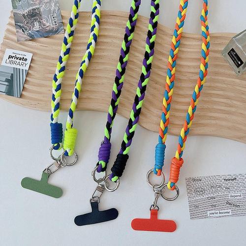 Mobile phone lanyard cross-body style can be carried on the shoulder, pendant, three-color new multi-functional sports outdoor universal adjustable