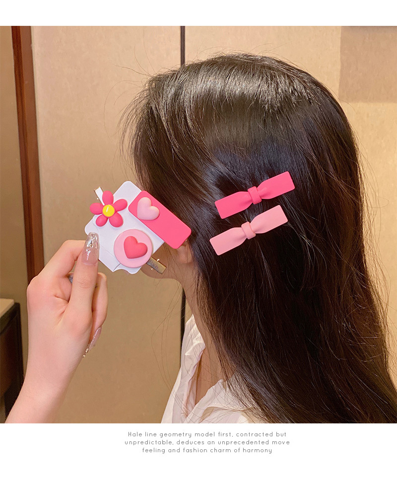 Fashion Flower Bow Knot Plastic Plating Hair Clip 1 Piece display picture 9