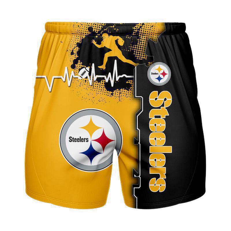 2023 NFL Full Series Rugby Cross Border AliExpress 3D Digital Print Men's Fashion Sports Beach Shorts