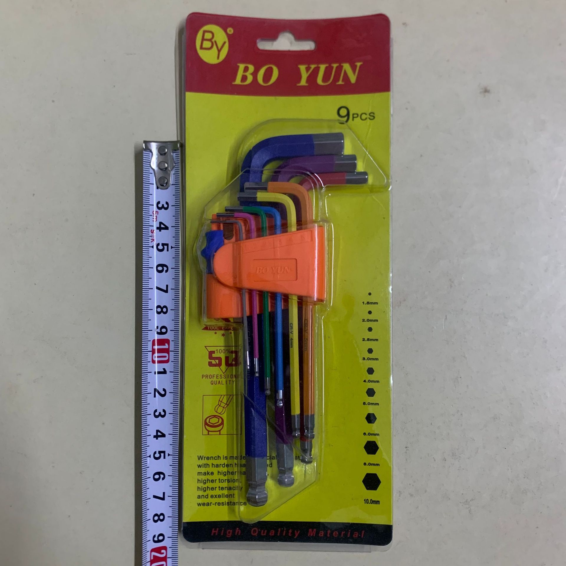 Llave de zócalo hexagonal chapada en color traje de flor de ciruelo hexagonal de zócalo hexagonal de alta gama en stock