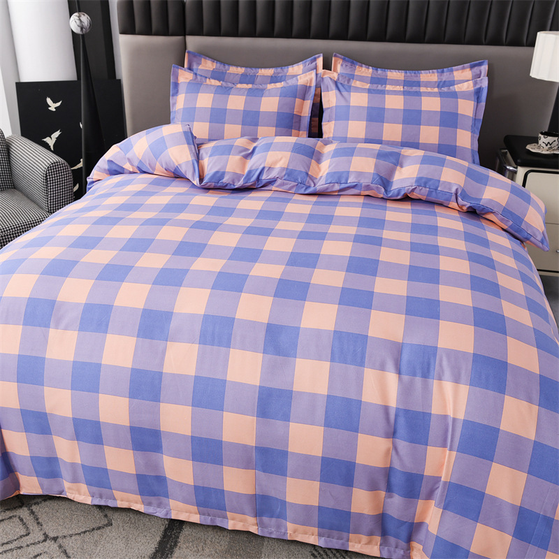 Liquidación de cuatro juegos de algodón puro 100 juegos de ropa de cama de algodón, sábanas y edredones de 1,8 metros, edredones dobles 4 juegos de otoño e invierno
