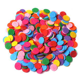DIY�ֹ���1.5cm�������o����ë�ֲ��AƬֱ��15mm��Ƭ�|Ƭ��ɫ���x