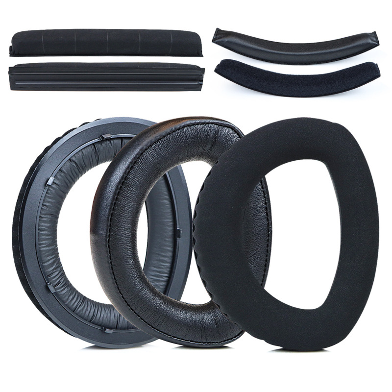 Suitable for Sennheiser Hd700 Headphone Cover Sponge Cover Head-Mounted Earmuffs Ear Cotton Earmuffs