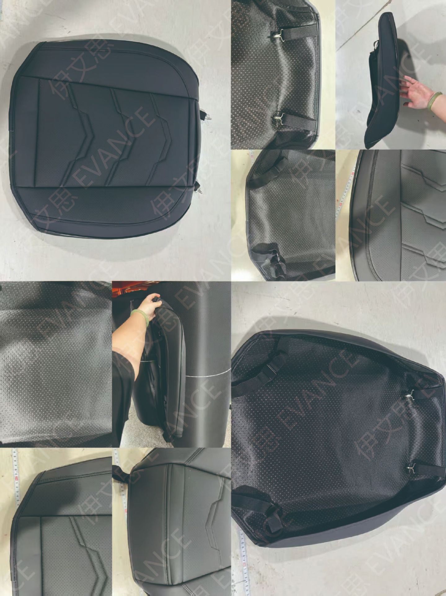 Carefully Selected Car Seat Cushions for All Seasons, Universal Car Seat Covers for Driver and Passenger, Half-Cover Seat Covers Without Backrest, Three-Piece Set of Seat Cushions