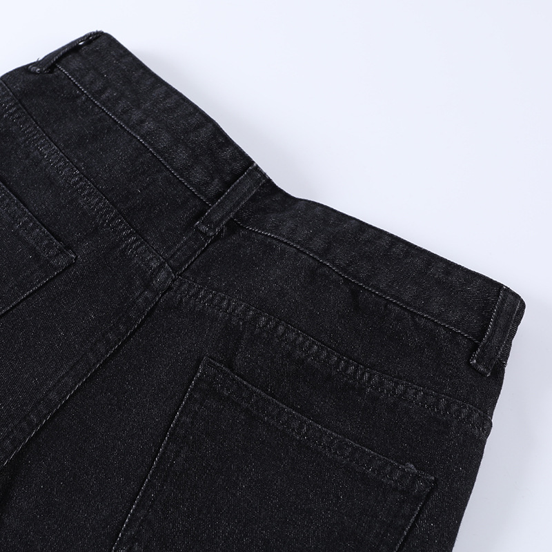 Kuromi Print High-Waist Casual Jeans NSGYB97831