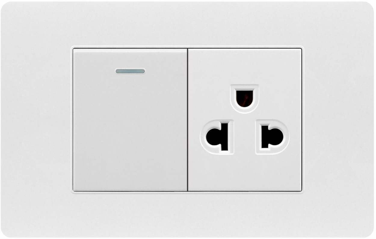 118 enchufe de alimentación del panel de conmutación de comercio exterior interruptor oculto doméstico enchufe de conmutación europeo inglés - Americano - tailandés image 19