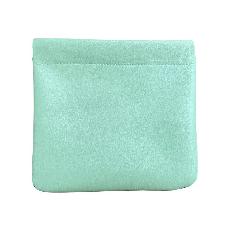 INS super popular bolsa de cosméticos de cuero portátil pequeña bolsa de almacenamiento de cojín de aire bolsa de auriculares airpod